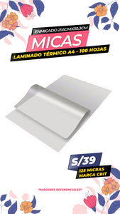 MICAS 125 X 100 UNIDADES A4 /CBIT