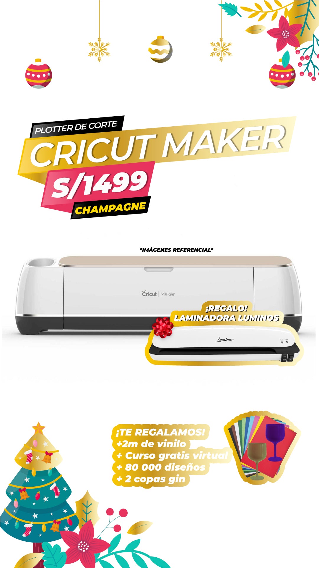 Máquina Cricut Maker Champagne