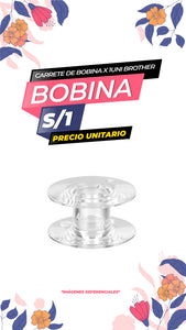 Carrete de Bobina Transparente - 1 unidades / Brother