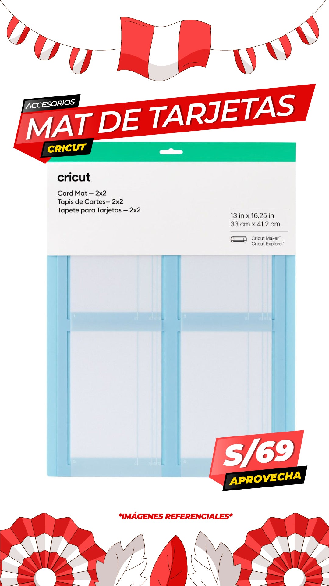 SOPORTE PARA TARJETAS 2X2 -  - EXPLORE Y MAKER