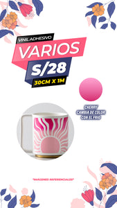Vinil adhesivo 30cm x 1mt - Reactivo al frio
