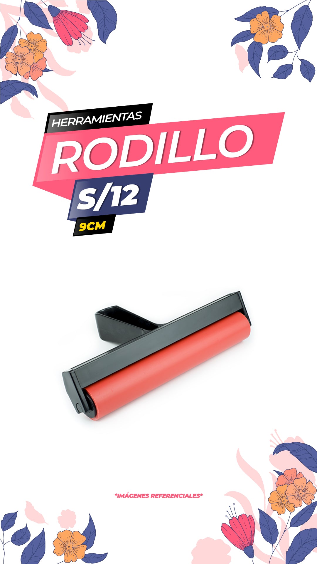 Rodillo de Goma / 9cm