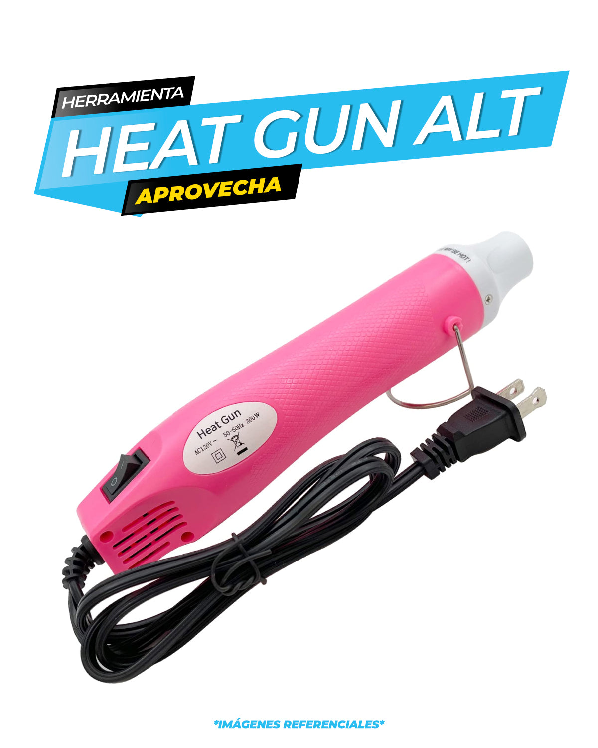 Pistola de calor - Rosada / ALT