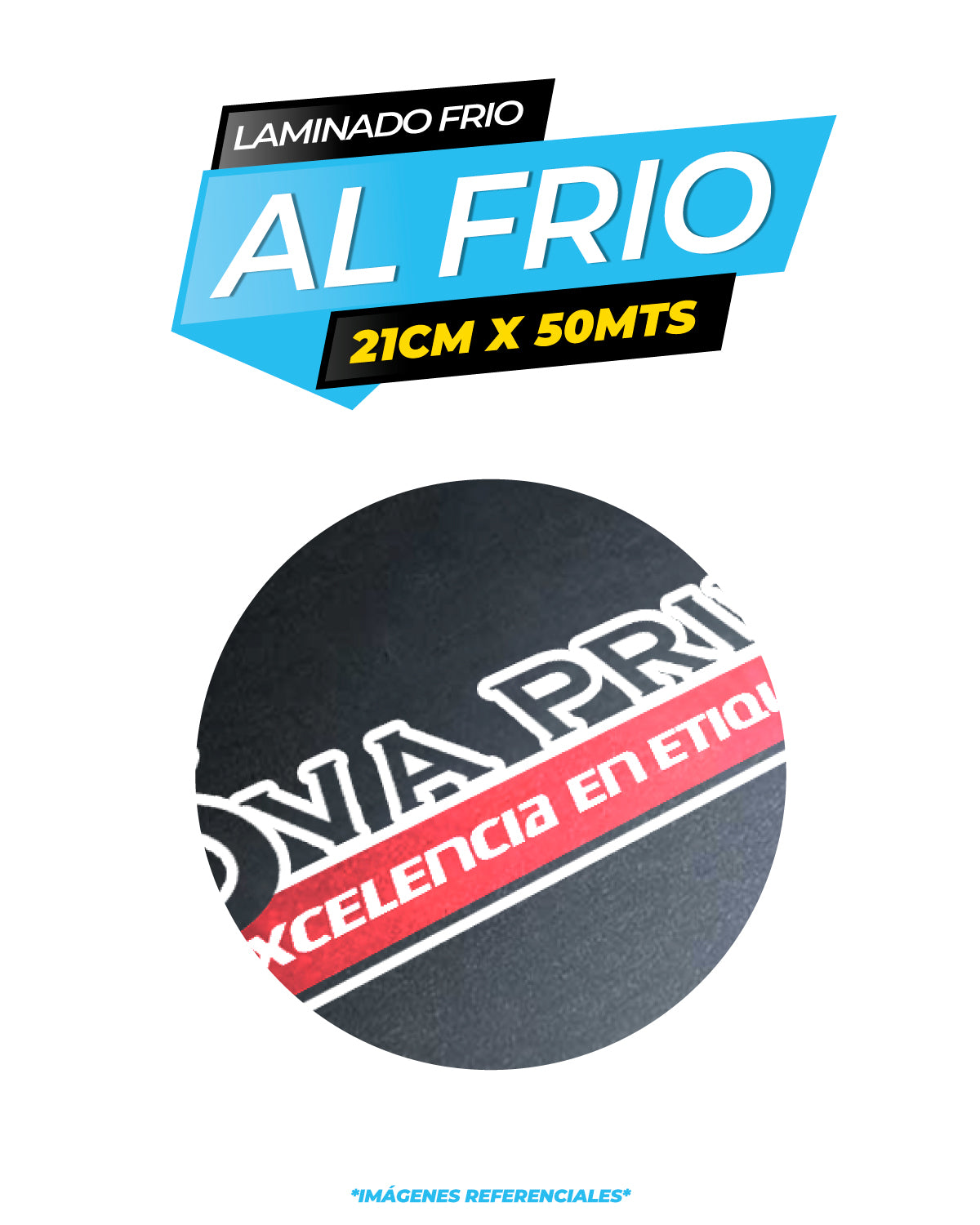 Laminado frio mate / ROLLO 21cmx50m