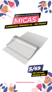MICAS 125 X 100 UNIDADES A3 /CBIT