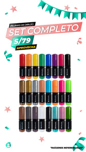 KIT DE 24 BOLIGRAFOS 0.5MM COLORES VARIOS / SILHOUETTE