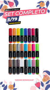 KIT DE 24 BOLIGRAFOS 0.5MM COLORES VARIOS / SILHOUETTE