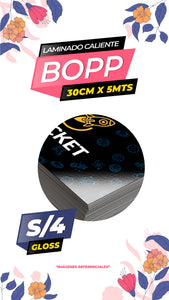 Rollo bopp GLOSSY / 30CMX5M