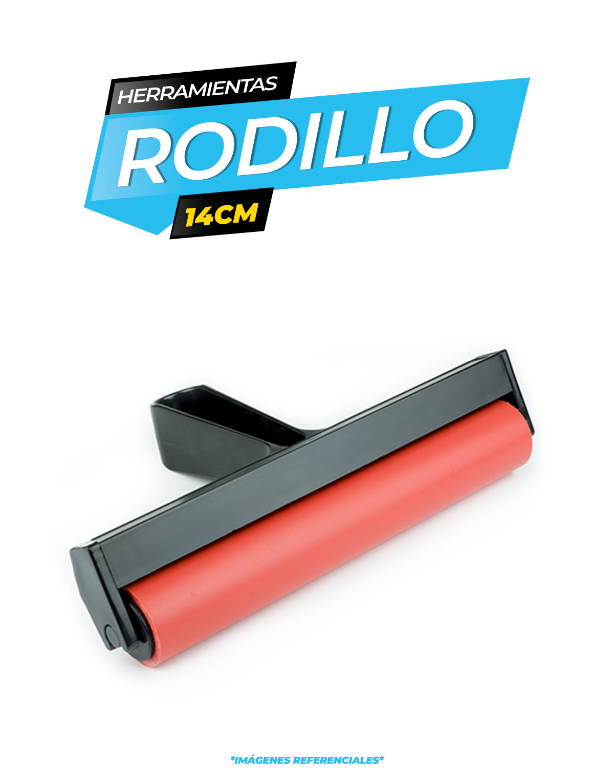 Rodillo de Goma - 14cm / ALT