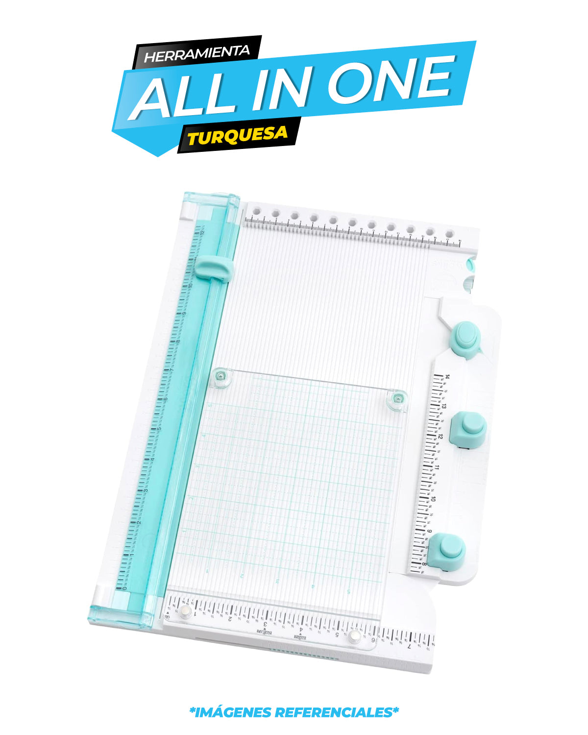 We R Memory Keepers The Works All-In-One Tool Turquesa