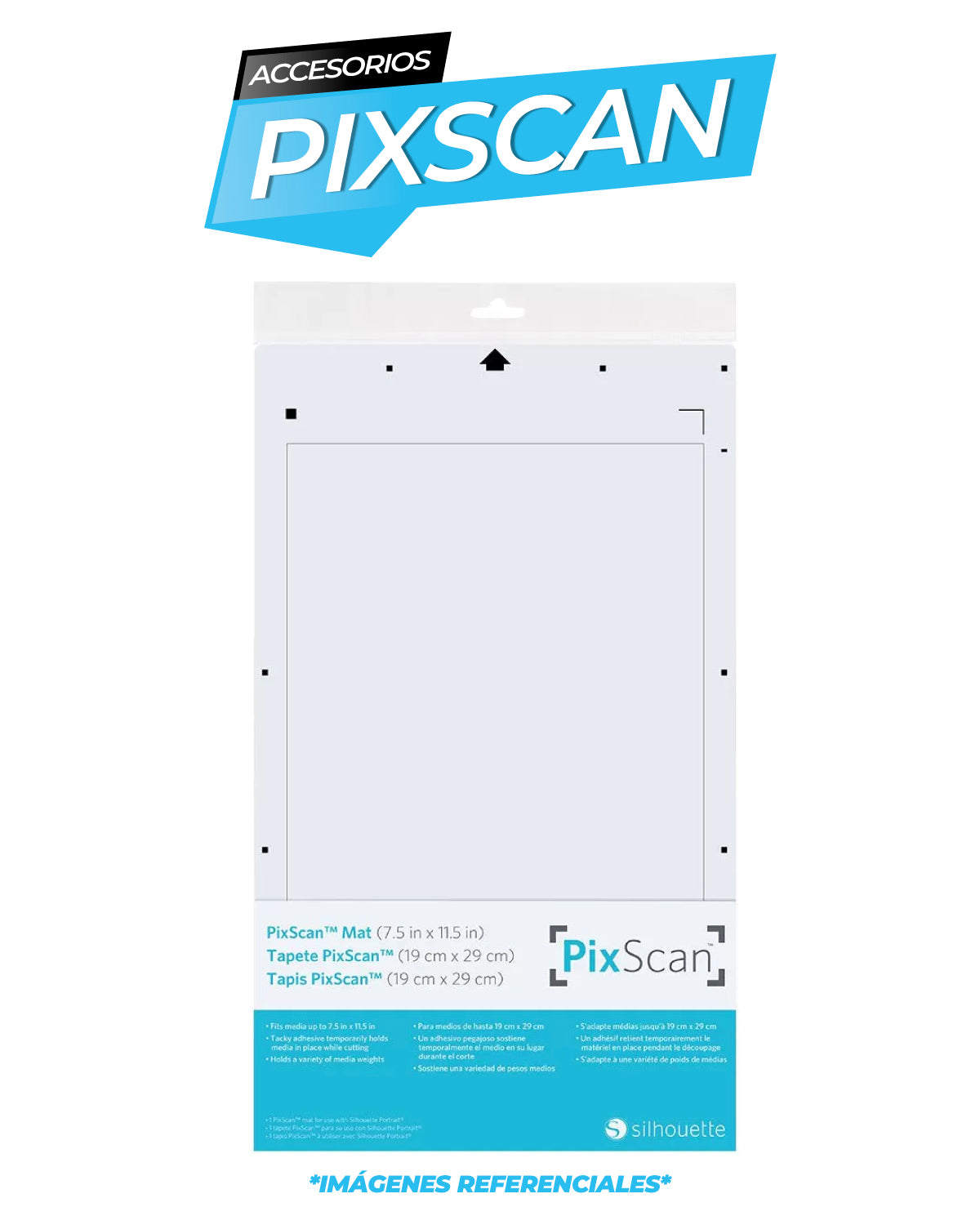 NEW PORTRAIT PIXSCAN™ CUTTING MAT/PIXSCAN 8"- PORTRAIT