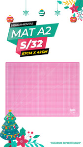 MAT DE CORTE A2 CBIT ROSADO