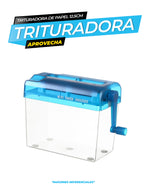 Cargar imagen en el visor de la galería, TRITURADORA DE PAPEL 12.5CM / ALT
