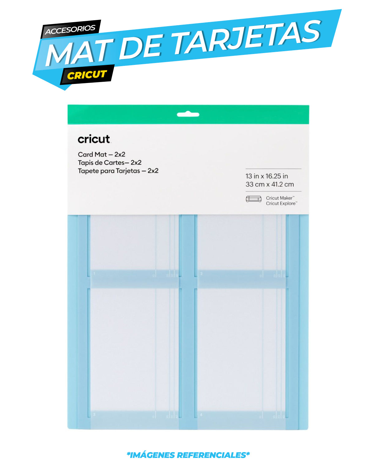 SOPORTE PARA TARJETAS 2X2 -  - EXPLORE Y MAKER