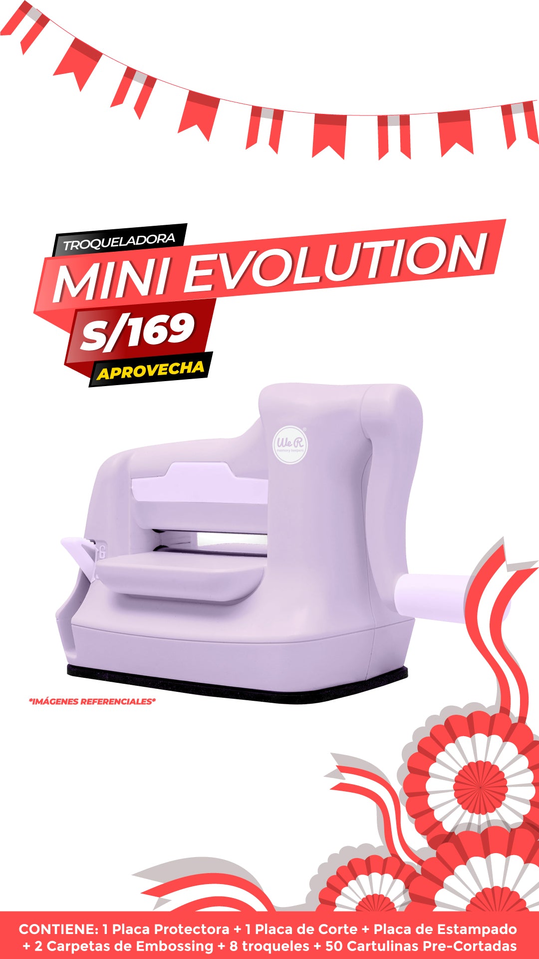 Troqueladora Mini Evolution LILA / WER