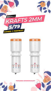 Cuchilla Kraft Blade 2mm Cameo y Portrait  / SILHOUETTE