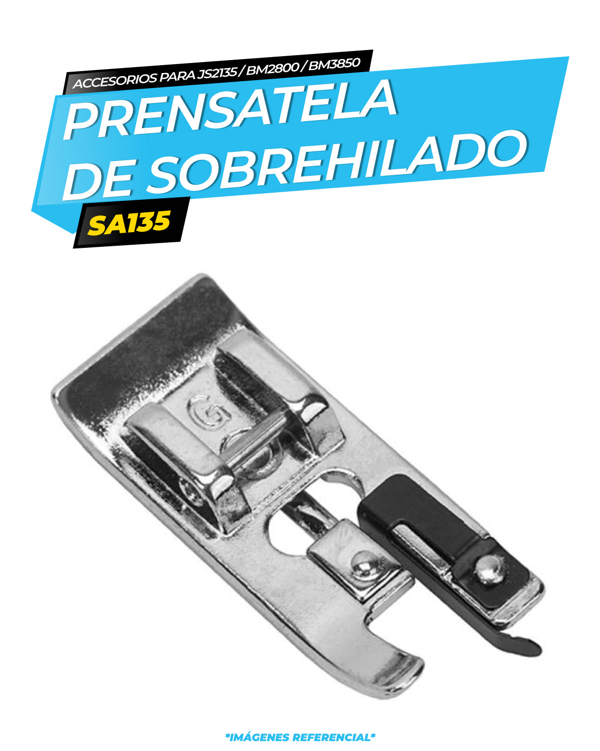 Prensatela de Sobrehilado - JS2135, BM2800, BM3850 (SA135) / BROTHER