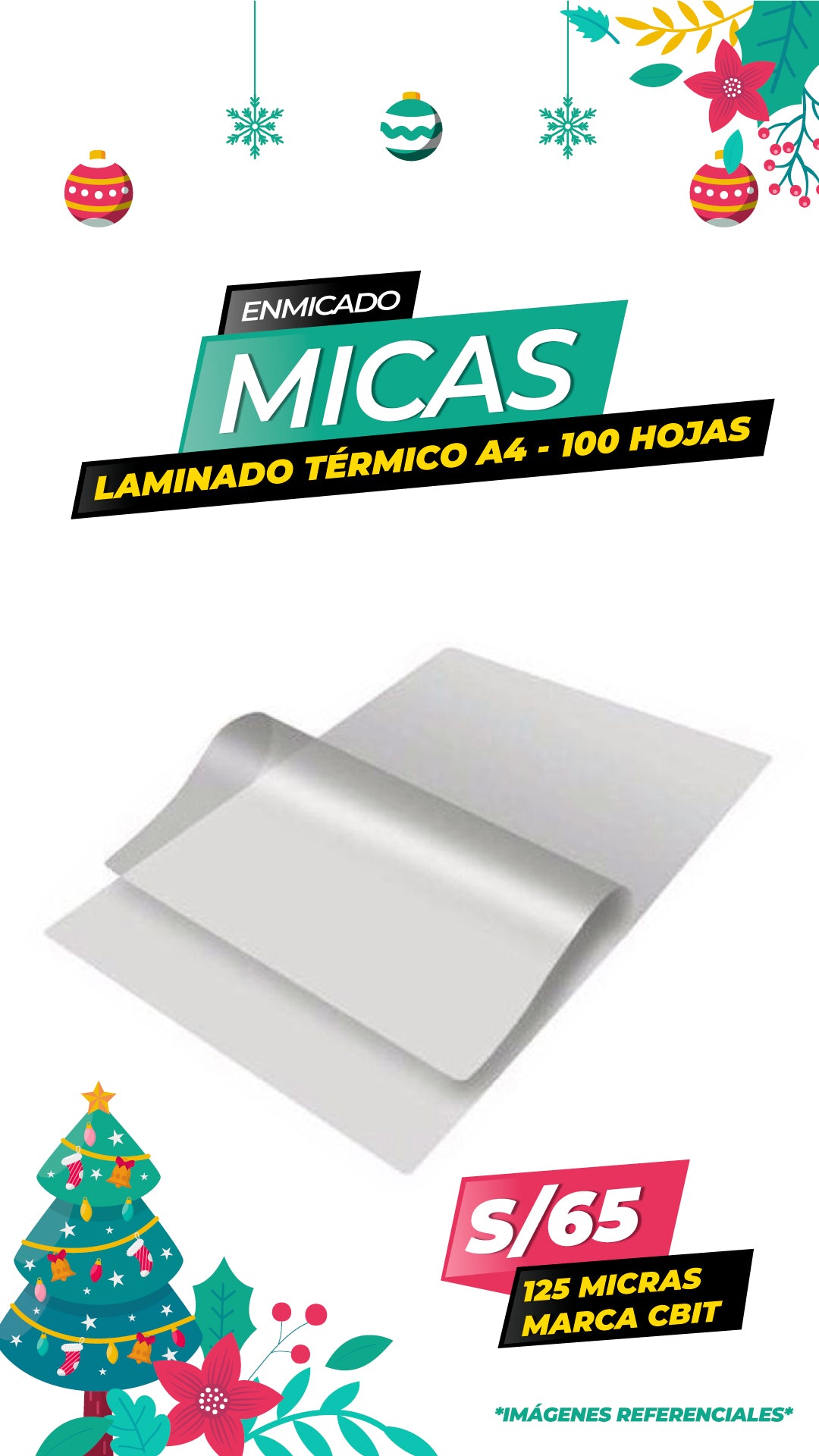 MICAS 125 X 100 UNIDADES A4 /CBIT