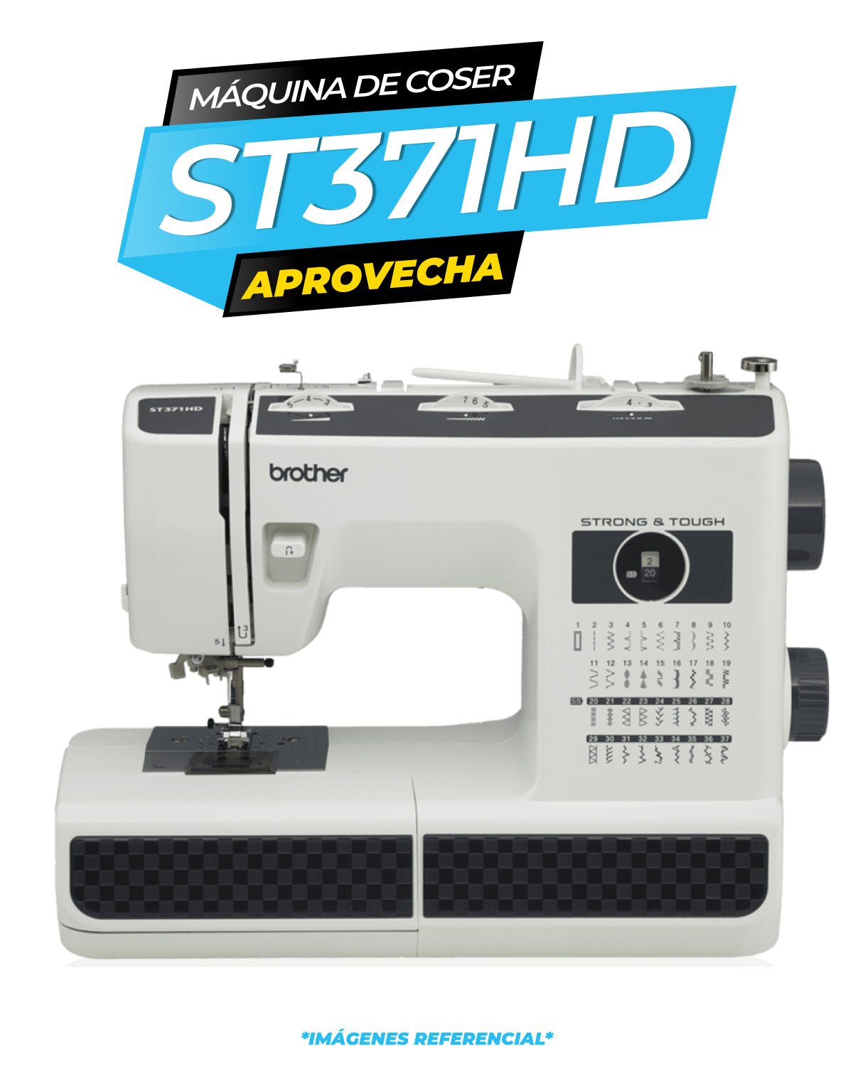 MAQUINA DE COSER ST371HD / BROTHER