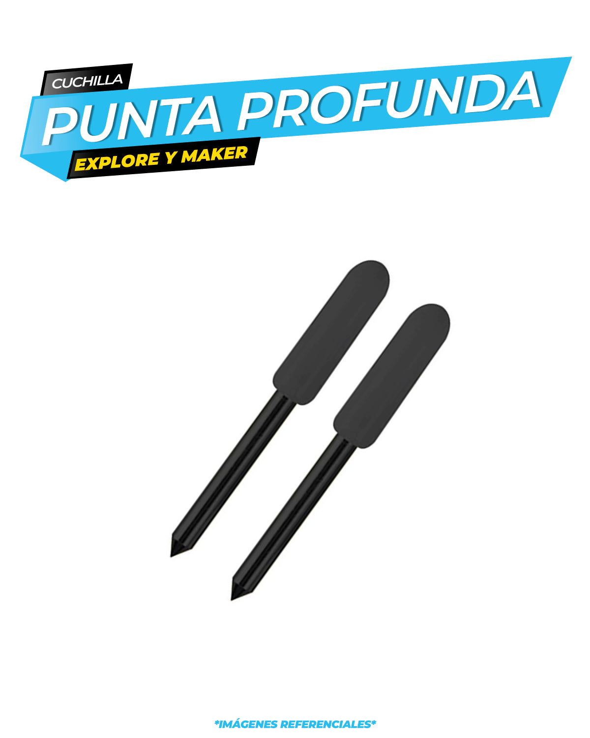 REPUESTO DE CUCHILLA DE CORTE PROFUNDO 2 UND - EXPLORE Y MAKER / CRICUT