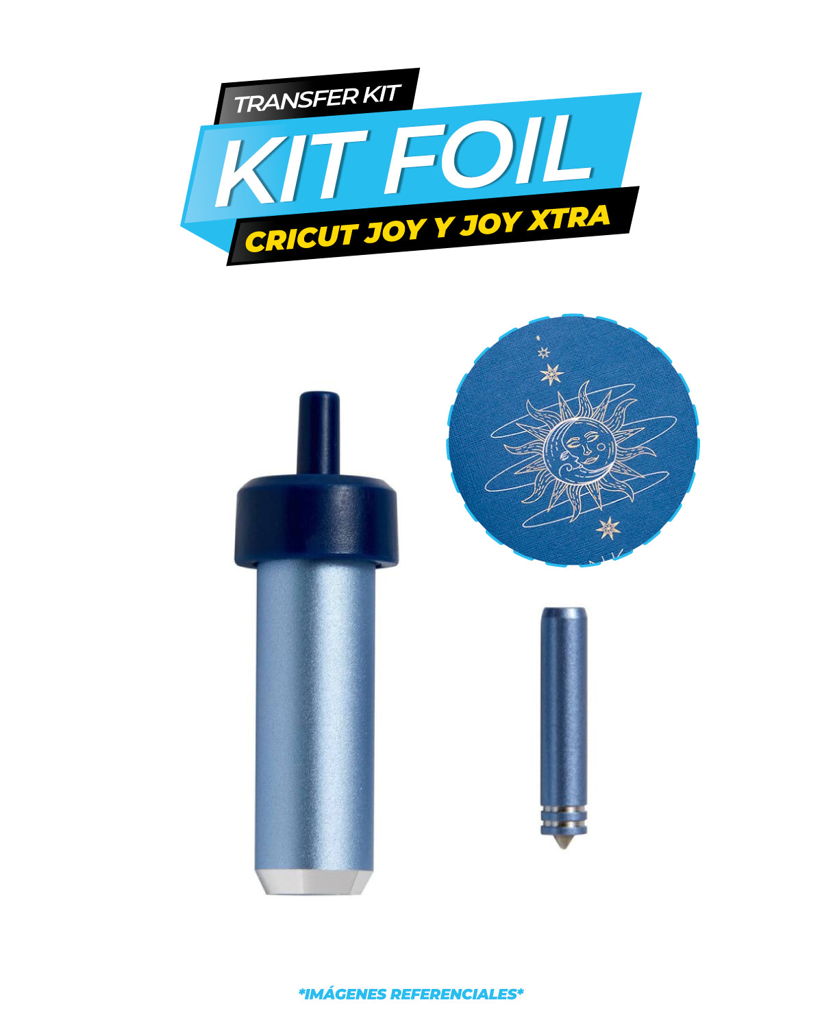 Kit de Transferencia Termica Foil para Cricut Joy y Cricut JoyXtra / CRICUT
