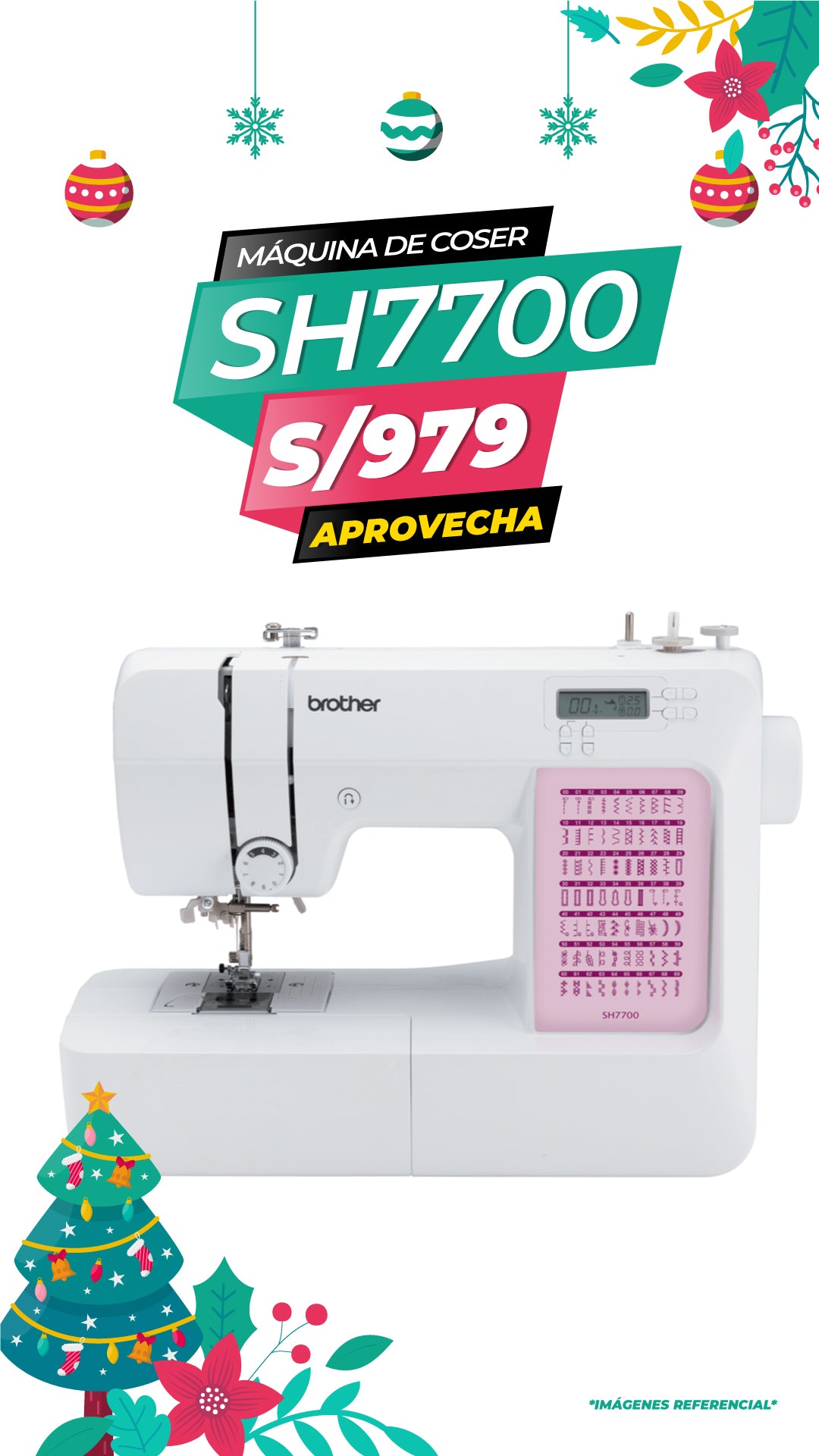 MAQUINA DE COSER SH7700 / BROTHER