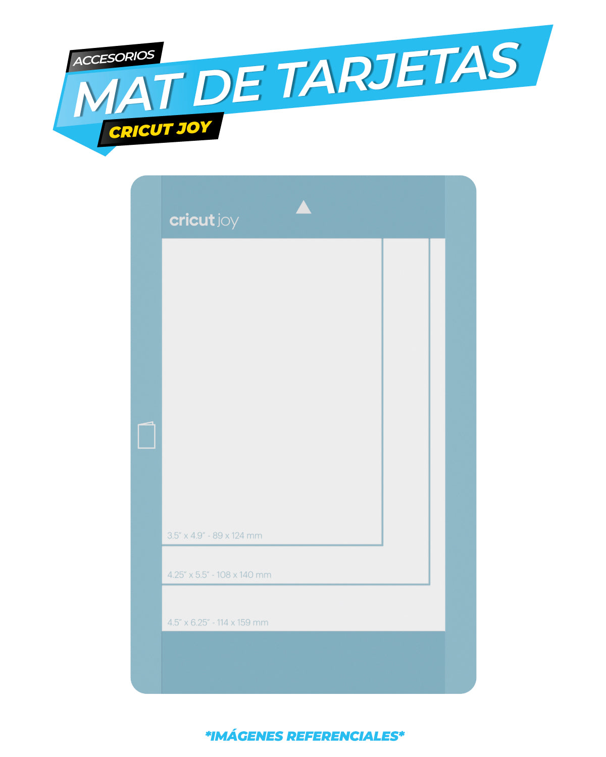TAPETE PARA TARJETAS CRICUT JOY  4.5"X6.25" / CRICUT