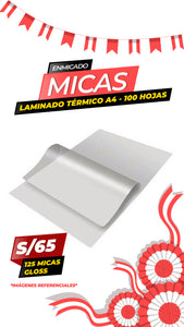MICAS 125 X 100 UNIDADES A4
