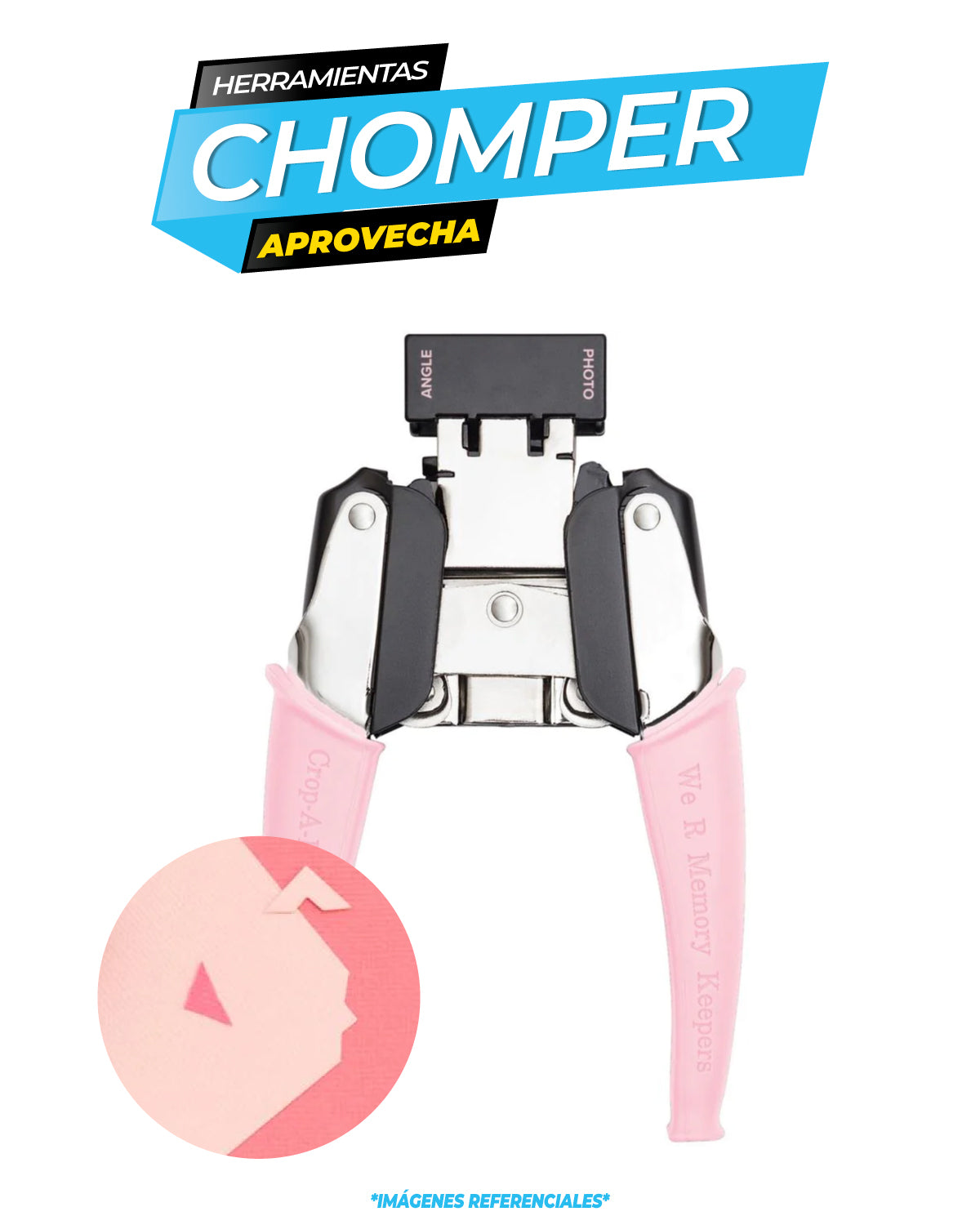 We R Makers Crop-A-Dile Angle & Photo Corner Chomper Punch