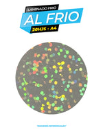 Cargar imagen en el visor de la galería, Laminado frio holográfico Modelos Varios / Pack 20 hojas A4
