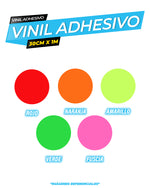 Cargar imagen en el visor de la galería, Vinil adhesivo 30cm x 1mt - Neon

