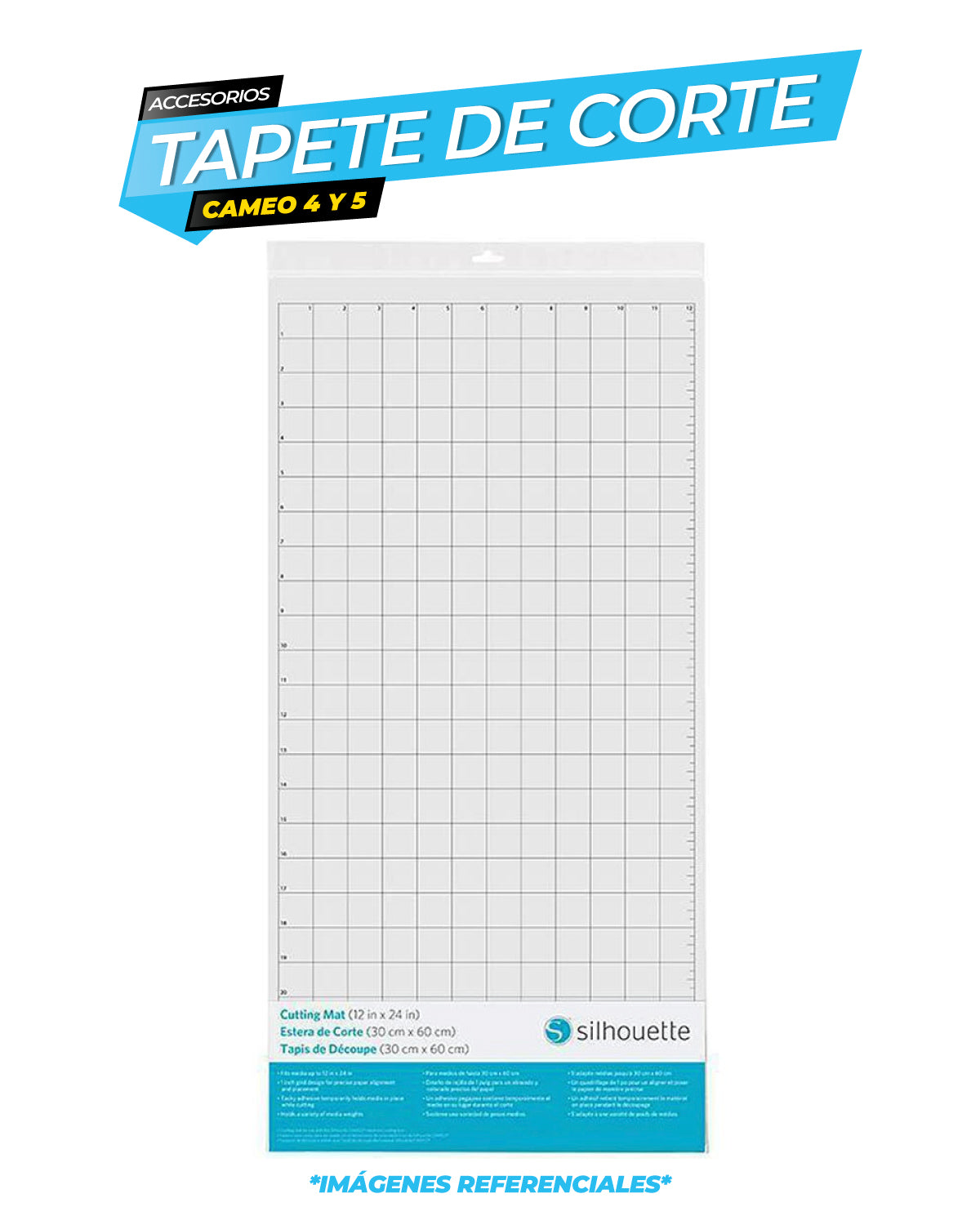 Mat de Corte Standard para Cameo 30cm x 60cm / SILHOUETTE