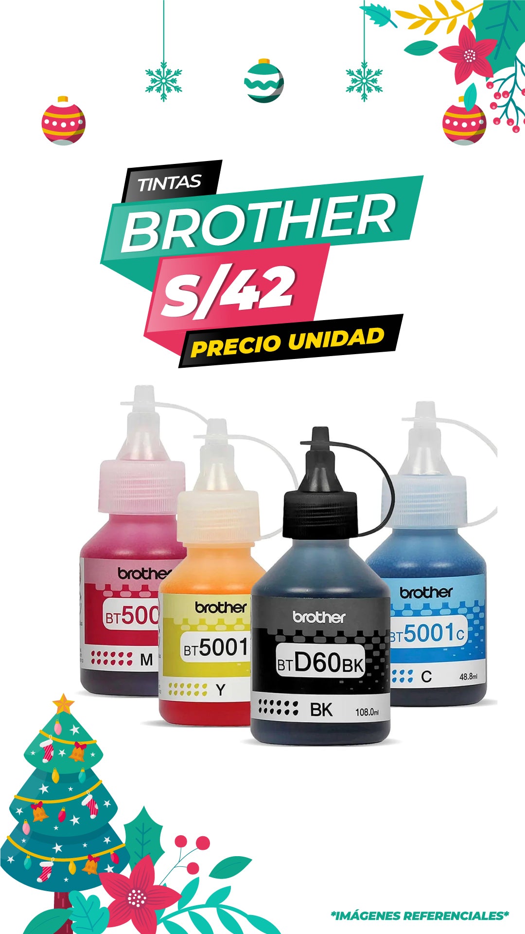 BT5001M Botella de tinta BROTHER