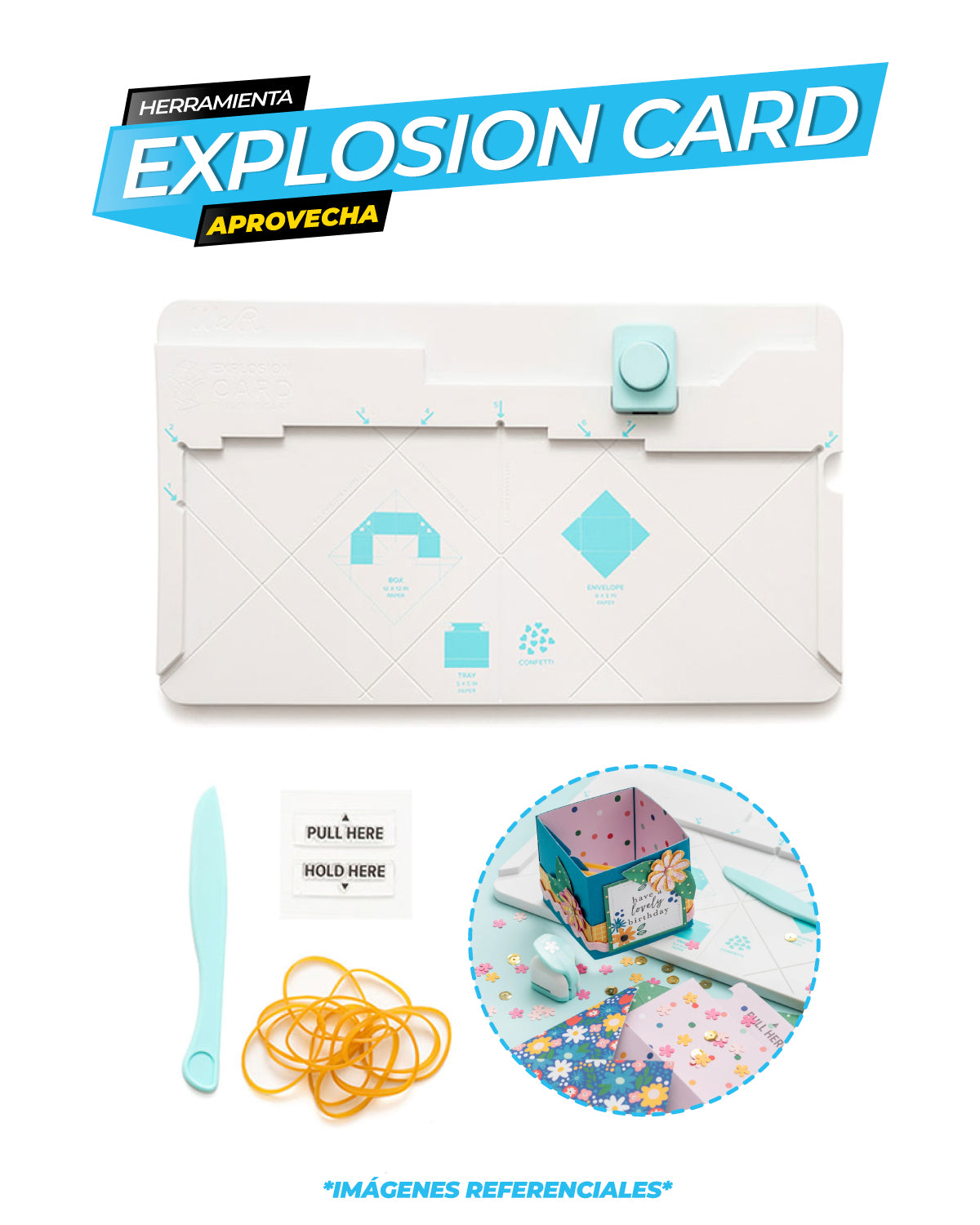 Explosion Card Punch Board / We R Makers