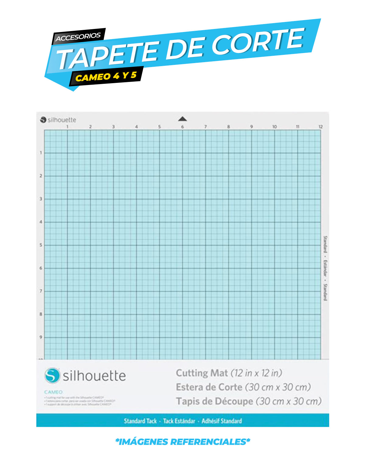 Mat de Corte Standard para Cameo 30cm x 30cm / SILHOUETTE