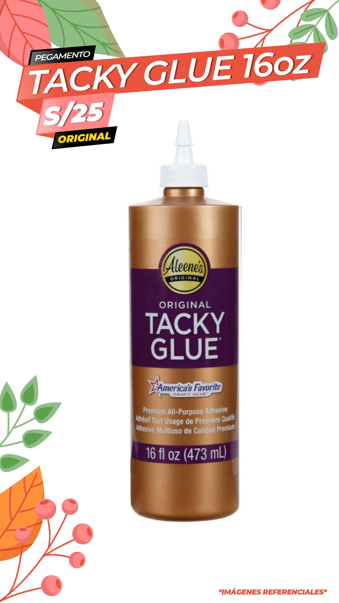 TACKY GLUE 16 OZ