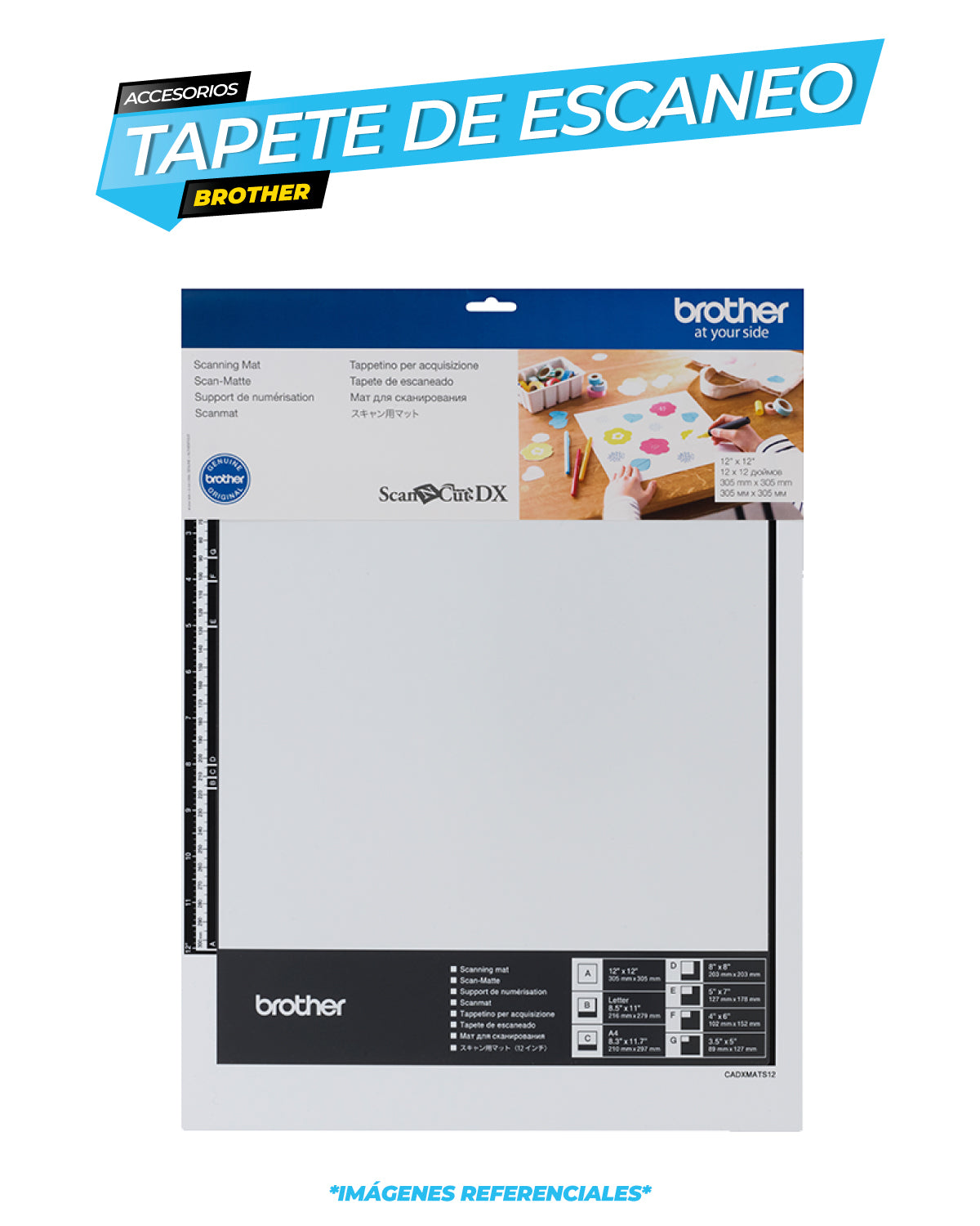 Tapete para escaneo 30 cm x 30 cm / BROTHER