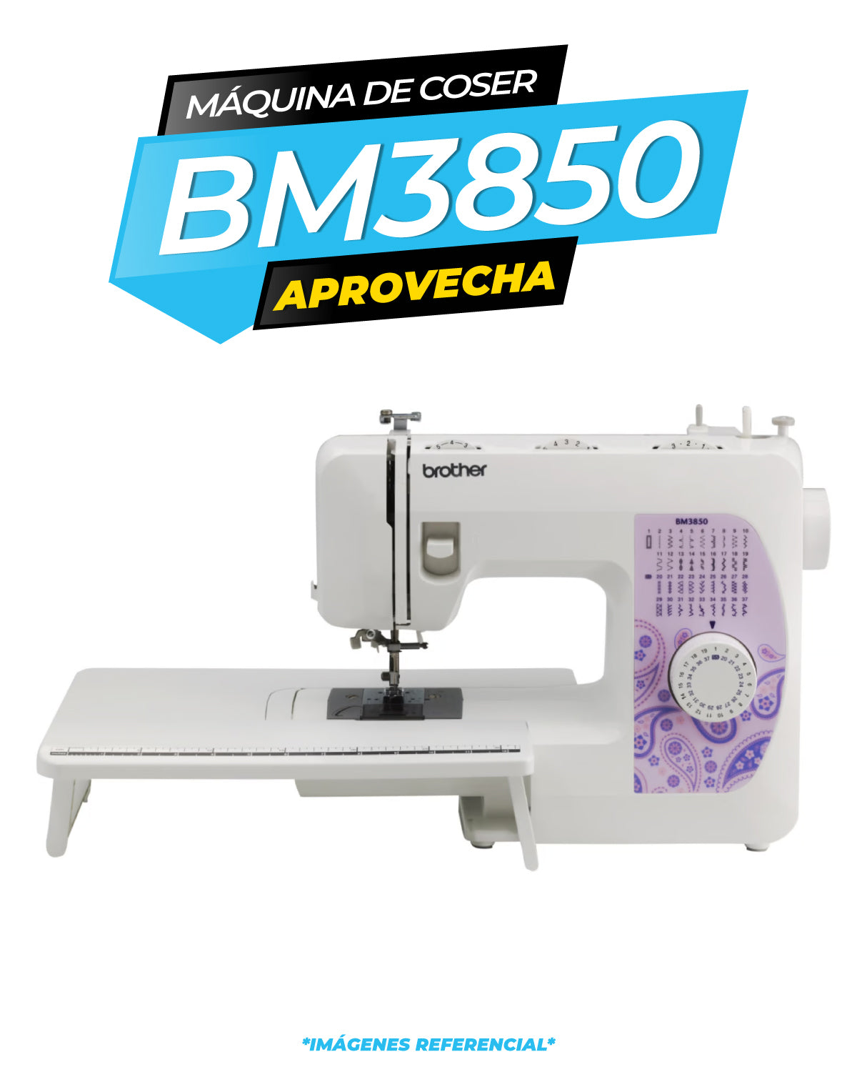 MAQUINA DE COSER BM3850 / BROTHER