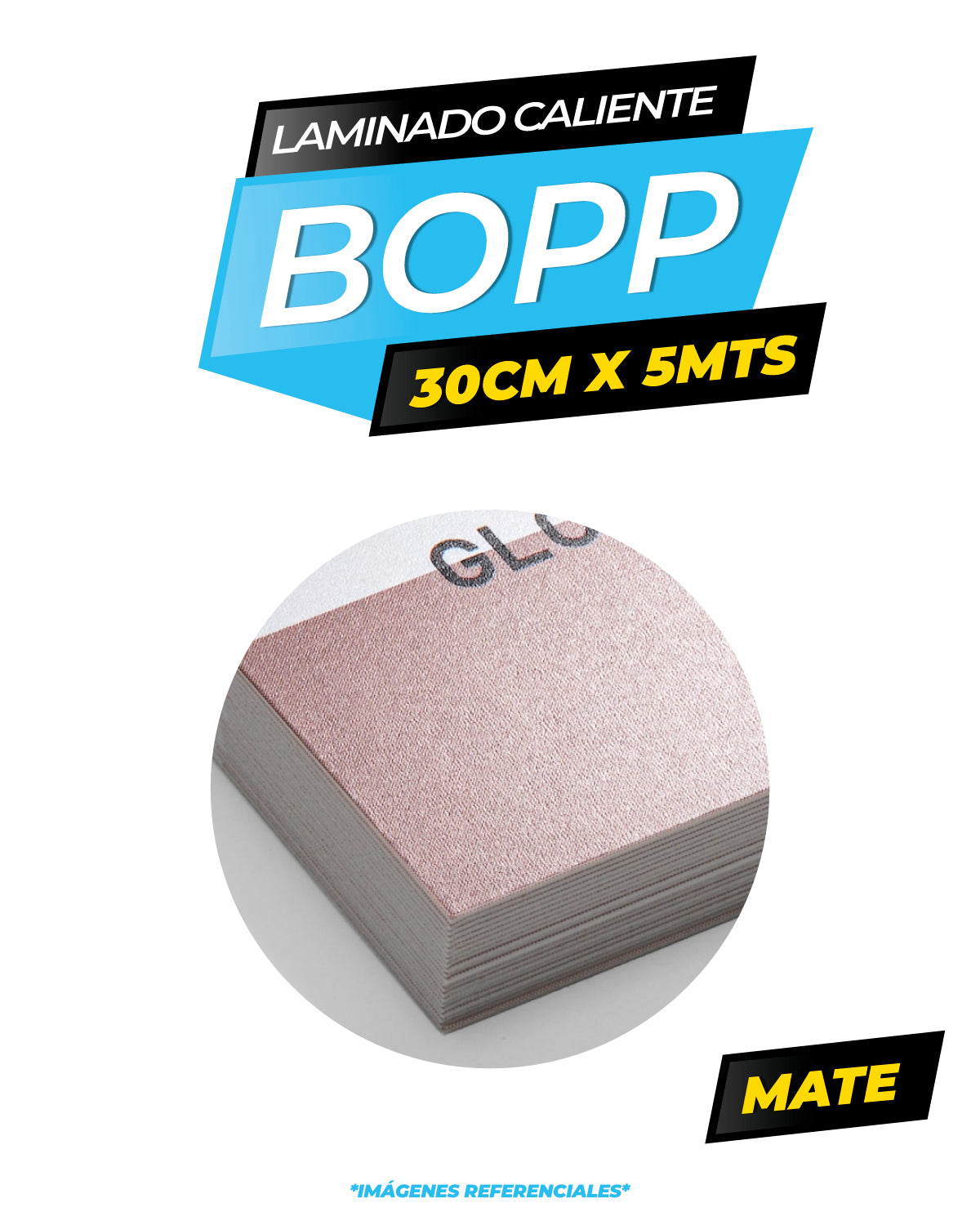 Rollo bopp MATE / 30CMX5M