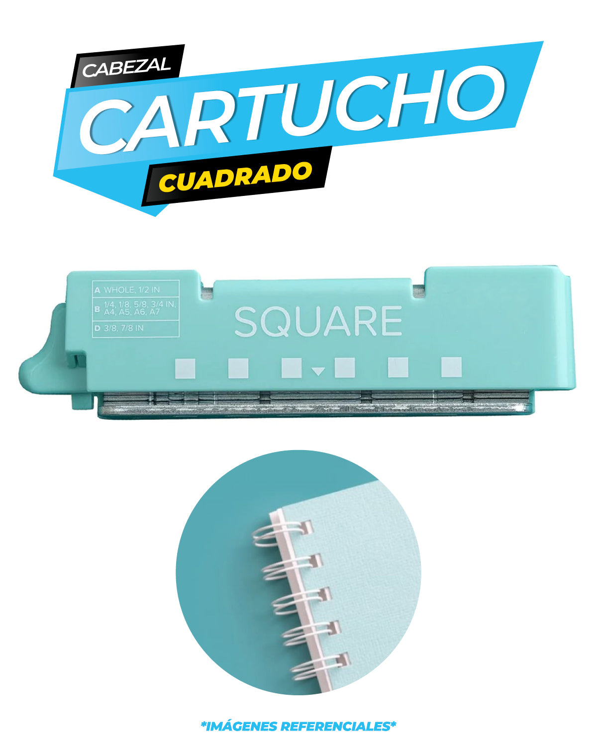 WR - CI - CARTUCHO PERFORADO CUADRADO