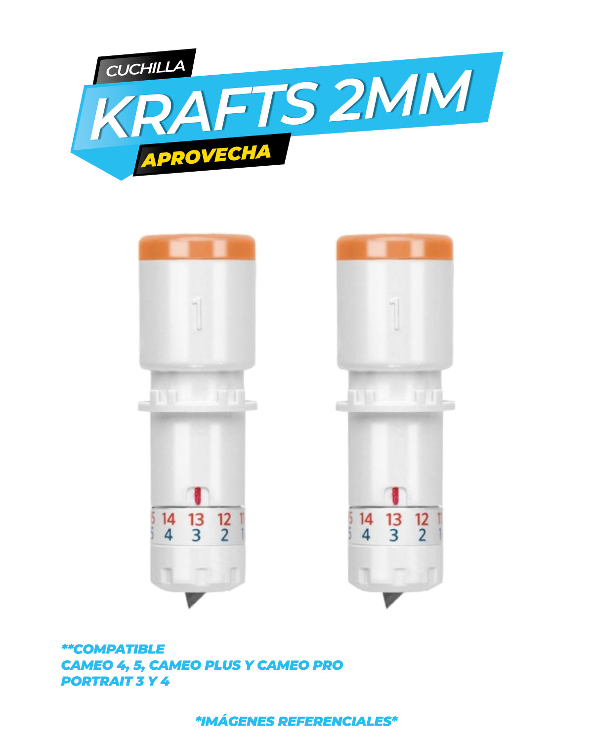 Cuchilla Kraft Blade 2mm Cameo y Portrait  / SILHOUETTE