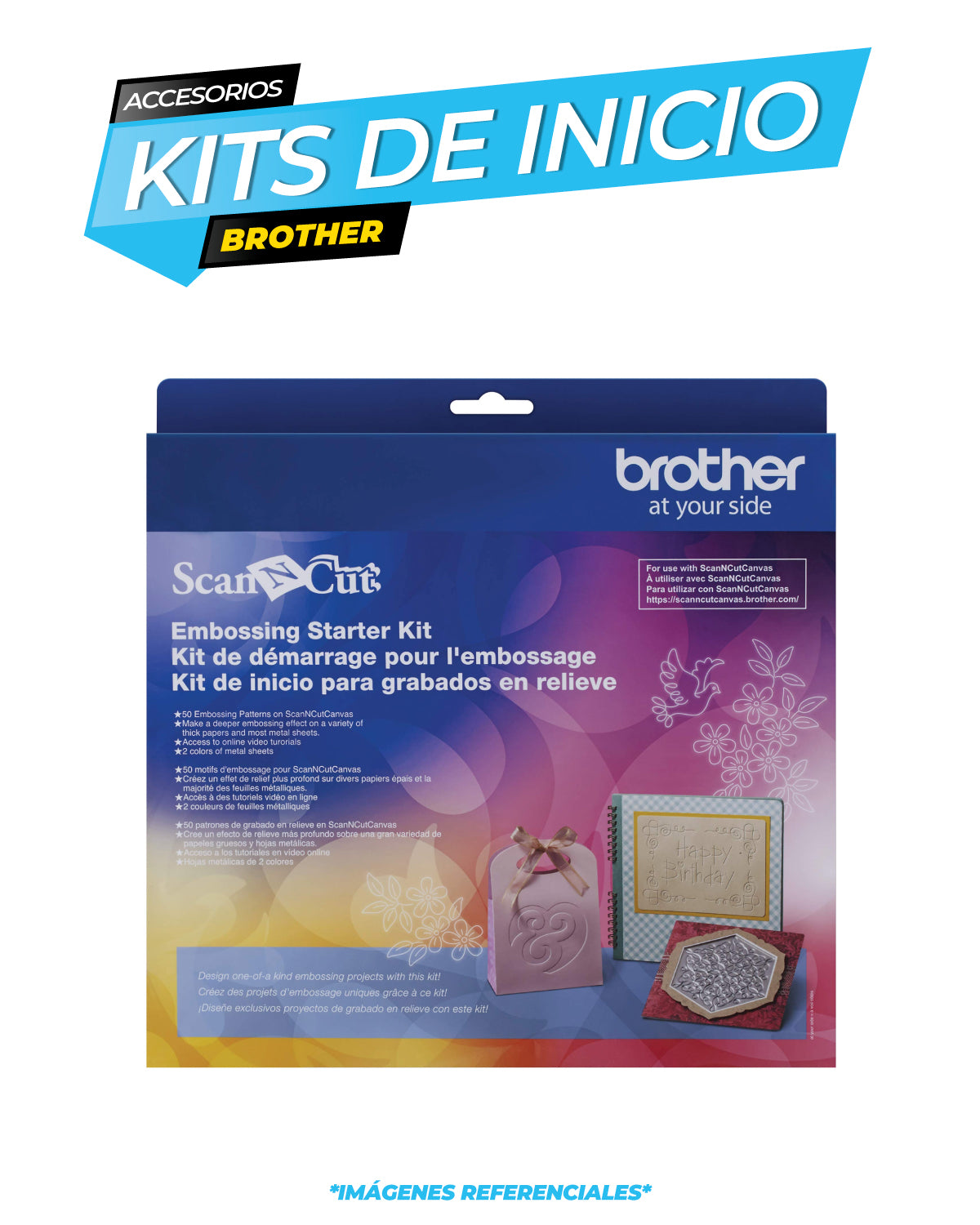 Kit De Grabación en Relieve Manualidades "Repujado" / BROTHER