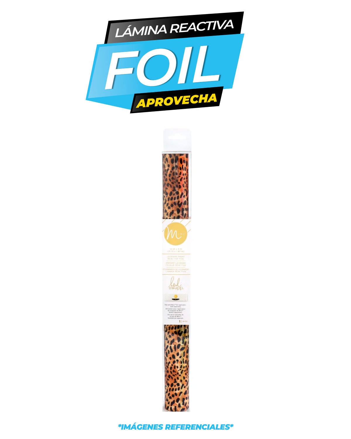 Heidi Swapp Minc Reactive Foil / 31.1 cm - 1.8 mt /  LEOPARD PRINT