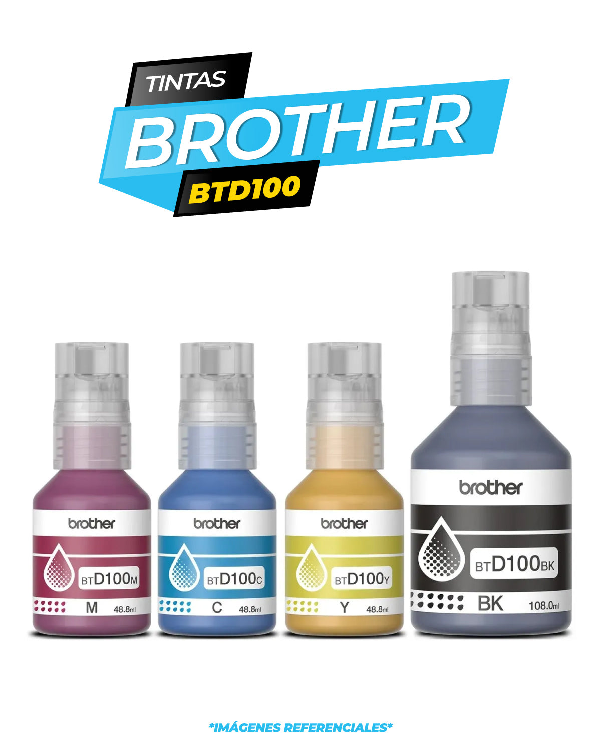 BTD100 Botella de tinta / BROTHER