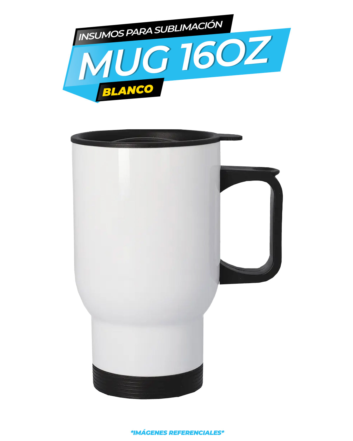 Jarra Viajera de Acero 450ml para Sublimación