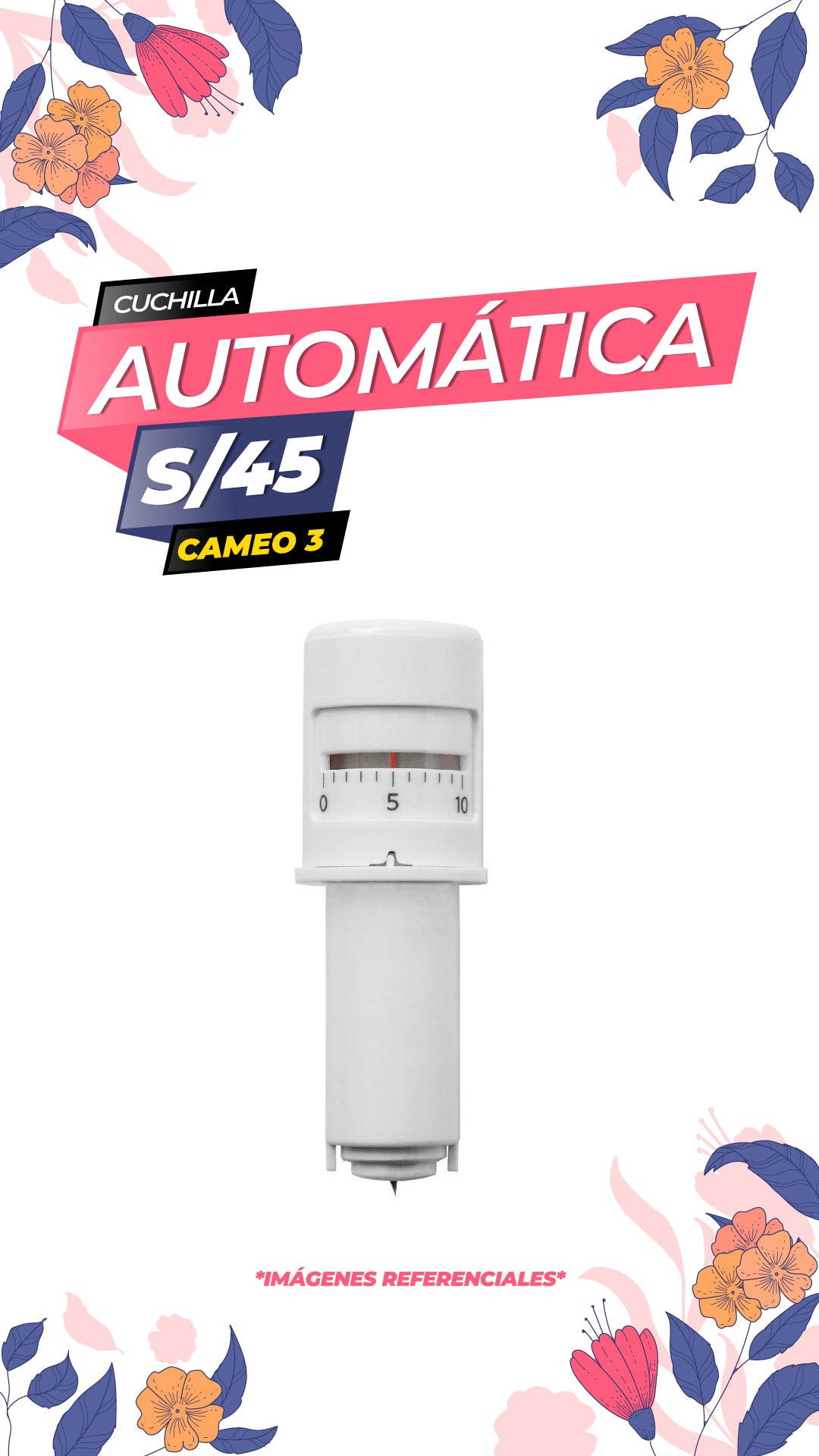 Cuchilla Automatica de 1mm para Cameo 3 / Silhouette