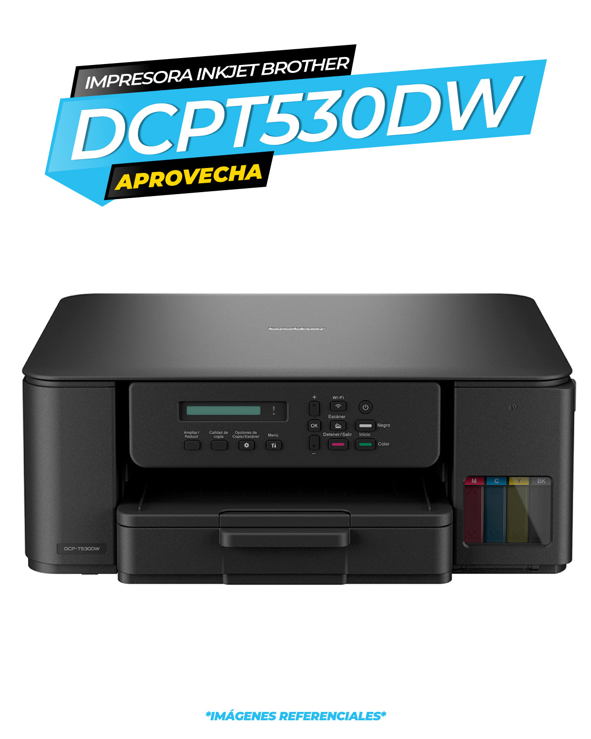 Impresora Multifuncional Inkjet DCP-T530W / Brother
