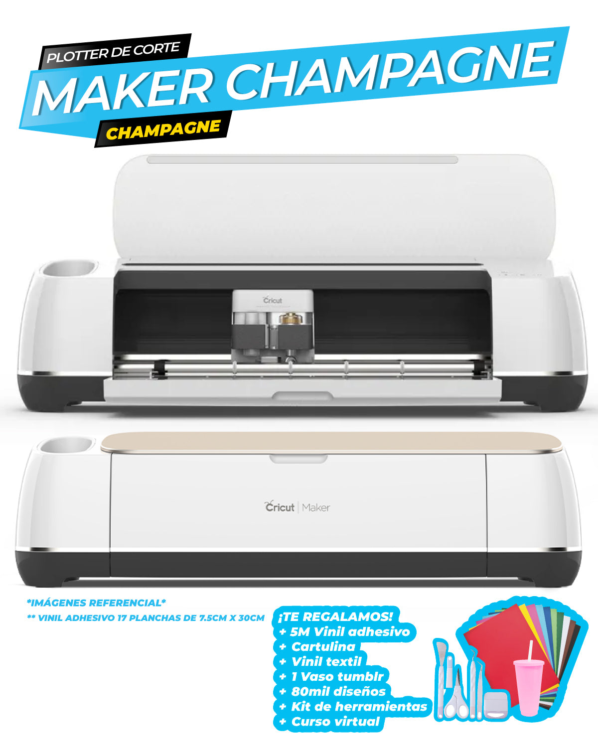 Plotter de Corte Maker - Champagne / CRICUT