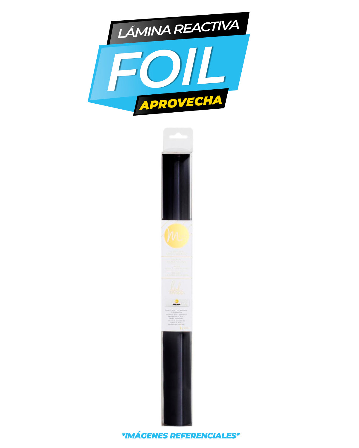 Heidi Swapp Minc Reactive Foil / 31.1 cm - 3 mt / BLACK