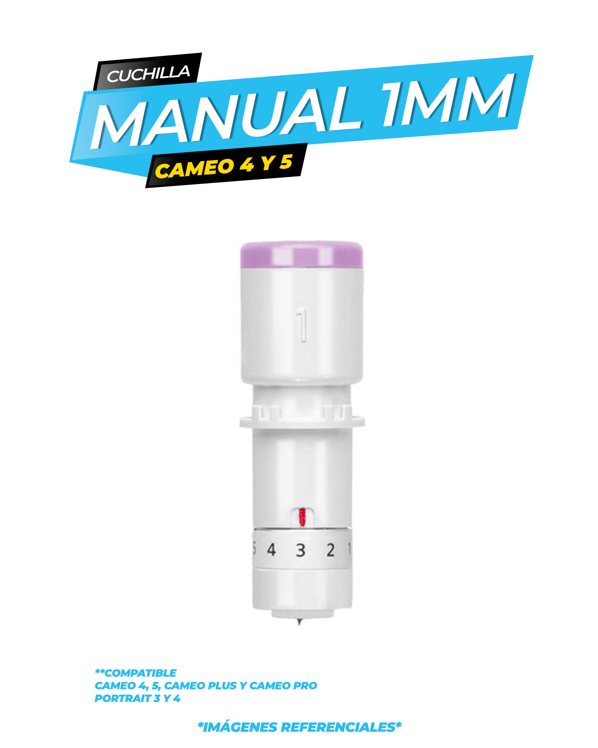 Cuchilla Manual 1mm / Silhouette